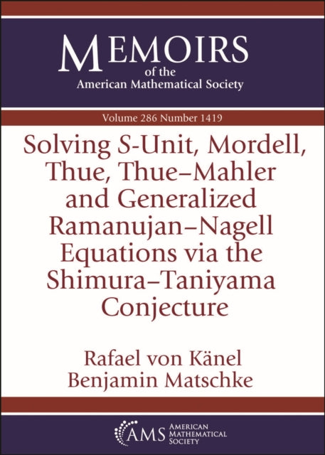 Solving $S$-Unit, Mordell, Thue, Thue-Mahler and Generalized Ramanujan-Nagell Equations Via the Shimura-Taniyama Conjecture