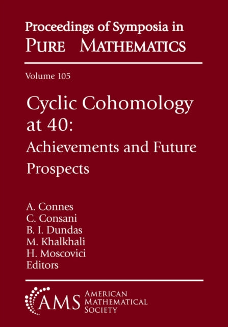 Book cover of: Cyclic Cohomology at 40. By: A. Connes