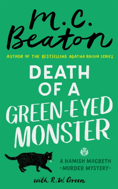 Book cover of: Death of a Green-Eyed Monster. By: M.C. Beaton