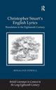 Book cover of: Christopher Smart's English Lyrics. By: Rosalind Powell