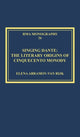 Book cover of: Singing Dante: The Literary Origins of Cinquecento Monody. By: Elena Abramov-Van Rijk