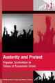 Book cover of: Austerity and Protest. By: Marco Giugni