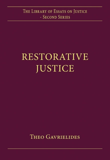 Book cover of: Restorative Justice. By: Theo Gavrielides