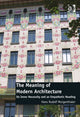 Book cover of: Meaning of Modern Architecture. By: Hans Rudolf Morgenthaler