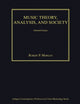 Book cover of: Music Theory, Analysis, and Society. By: Morgan, Robert P.