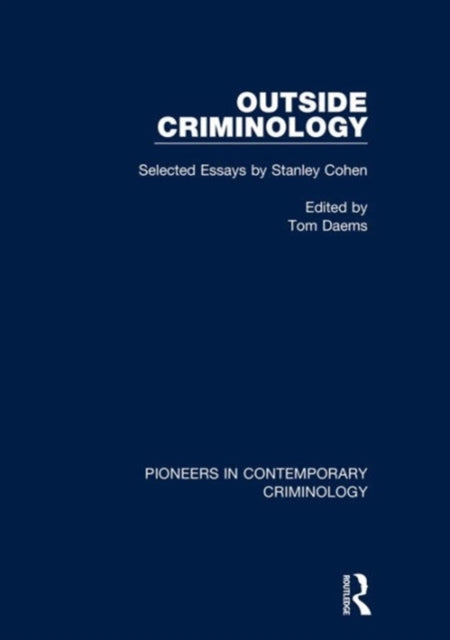 Book cover of: Outside Criminology. By: Tom Daems