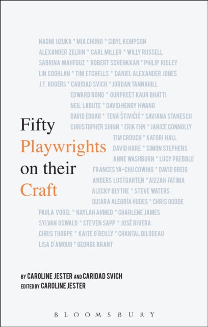 Book cover of: Fifty Playwrights on their Craft. By: Caroline Jester