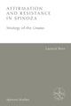 Book cover of: Affirmation and Resistance in Spinoza. By: Laurent Bove