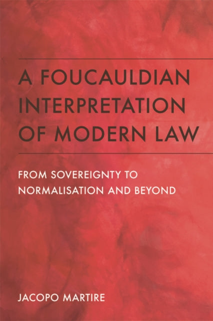 Book cover of: Foucauldian Interpretation of Modern Law. By: Jacopo Martire
