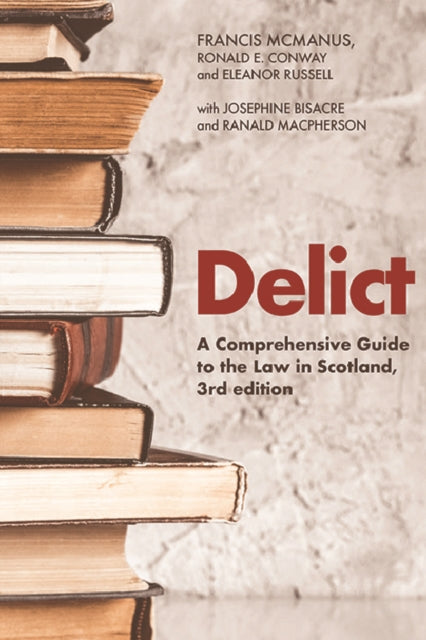 Book cover of: Delict. By: Francis McManus