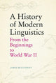 Book cover of: History of Modern Linguistics. By: James McElvenny