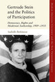 Book cover of: Gertrude Stein and the Politics of Participation. By: Isabelle Parkinson