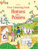 Book cover of: First Colouring Book Horses and Ponies. By: Jessica Greenwell