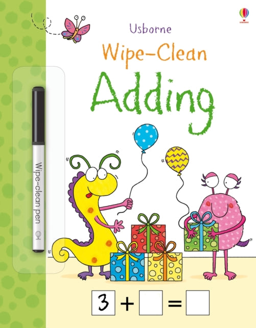 Book cover of: Wipe-Clean Adding. By: Jessica Greenwell