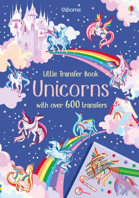 Book cover of: Transfer Activity Book Unicorns. By: Hannah WATSON