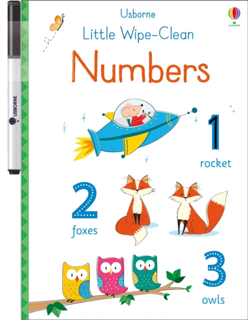 Book cover of: Little Wipe-Clean Numbers. By: Felicity Brooks