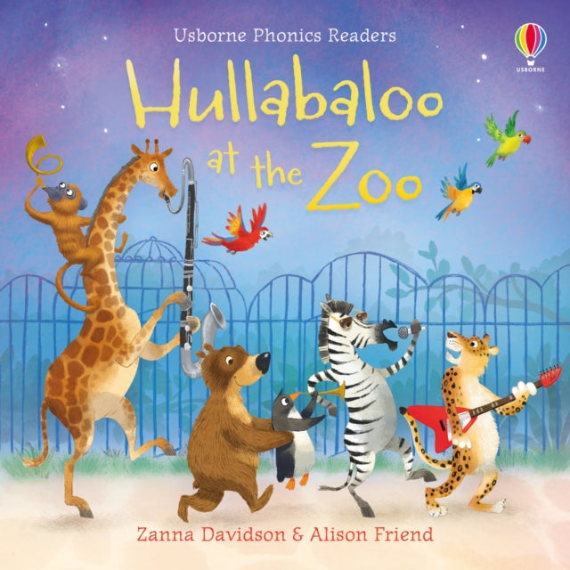 Book cover of: Hullabaloo at the Zoo. By: Zanna Davidson