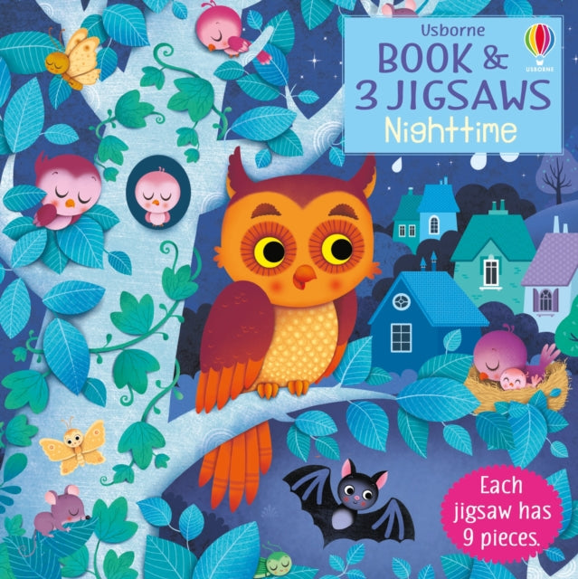 Book cover of: Usborne Book and 3 Jigsaws: Night time