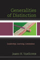 Book cover of: Generalities of Distinction. By: James H. Vansciver