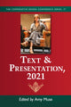 Book cover of: Text & Presentation, 2021. By: Amy Muse