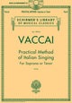 Book cover of: Practical Method of Italian Singing. By: Nicola Vaccai