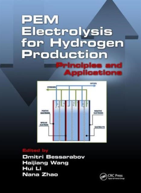 Book cover of: PEM Electrolysis for Hydrogen Production. By: Dmitri Bessarabov