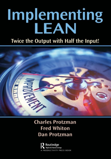 Book cover of: Implementing Lean. By: Charles W. Protzman