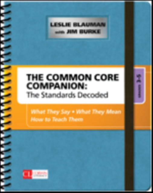 Book cover of: Common Core Companion: The Standards Decoded, Grades 3-5