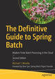 Book cover of: Definitive Guide to Spring Batch. By: Michael T. Minella