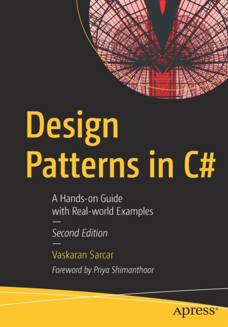 Book cover of: Design Patterns in C#. By: Vaskaran Sarcar