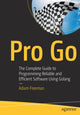 Book cover of: Pro Go. By: Adam Freeman