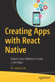 Book cover of: Creating Apps with React Native. By: Holmes He