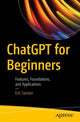Book cover of: ChatGPT for Beginners. By: Eric Sarrion