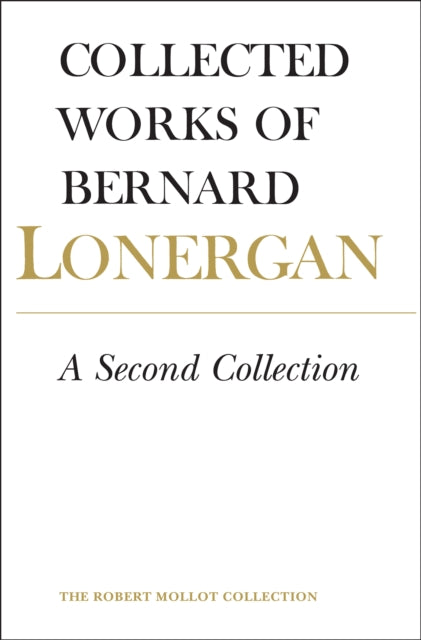 Book cover of: Second Collection. By: Bernard Lonergan