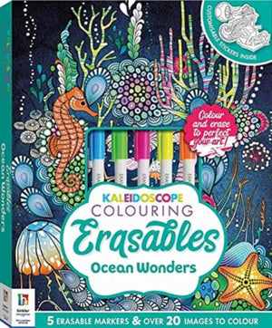 Kaleidoscope Colouring Erasables: Ocean Wonders