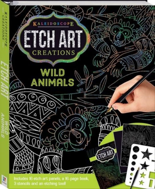 Book cover of: Kaleidoscope Etch Art Creations: Wild Animals
