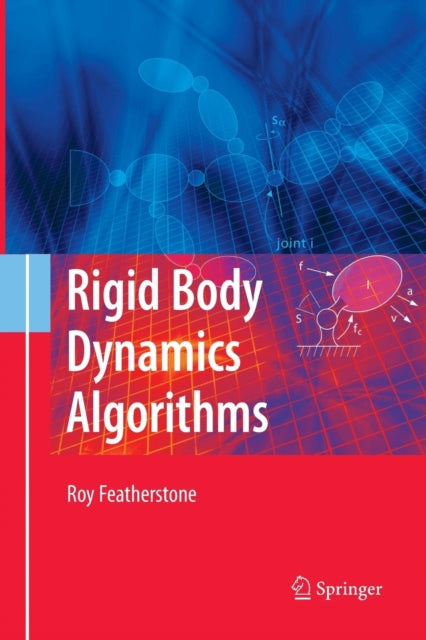 Book cover of: Rigid Body Dynamics Algorithms. By: Roy Featherstone