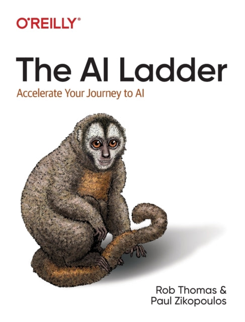 Book cover of: AI Ladder. By: Rob Thomas