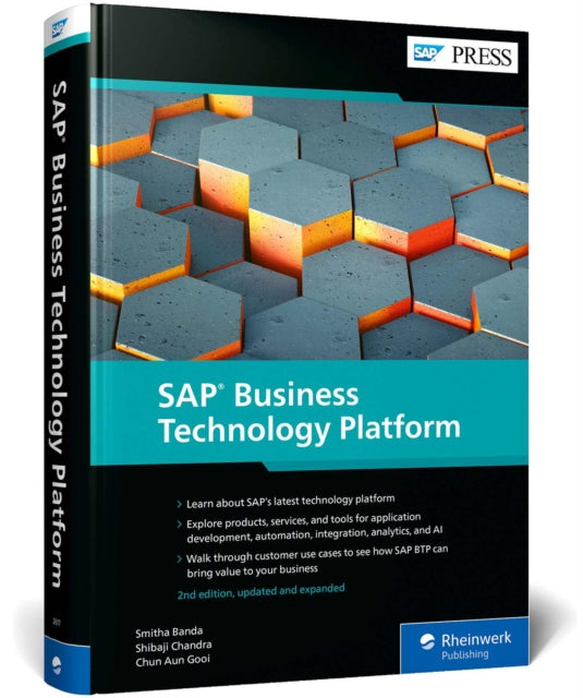 Book cover of: SAP Business Technology Platform. By: Smitha Banda