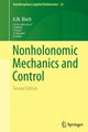 Book cover of: Nonholonomic Mechanics and Control. By: John Baillieul