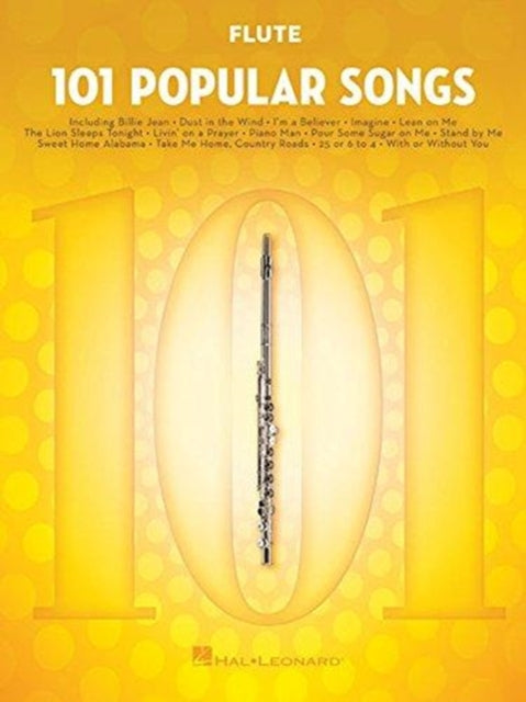 Book cover of: 101 Popular Songs. By: Hal Leonard Corp.