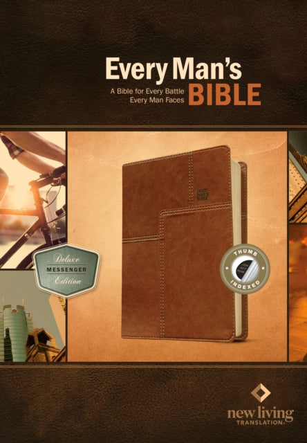 Book cover of: NLT Every Man's Bible, Deluxe Messenger Edition. By: Stephen Arterburn