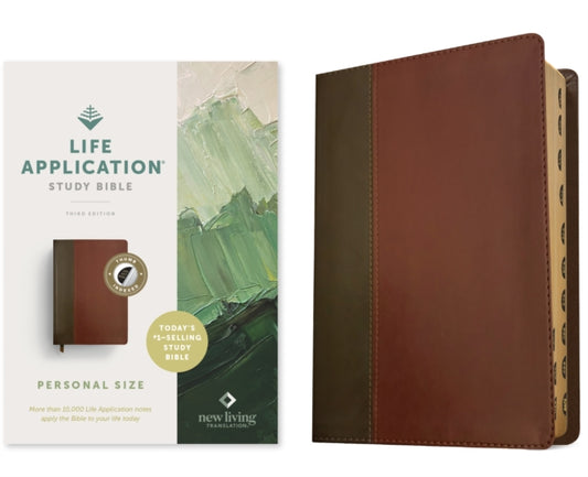 Book cover of: NLT Life Application Study Bible, Third Edition, Mahogany