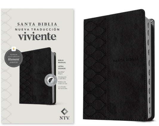 Book cover of: Biblia Manual NTV, Letra Grande Con Filament