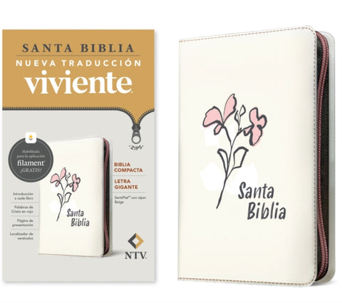 Biblia Compacta NTV, Letra Gigante De Z Per Con Filament