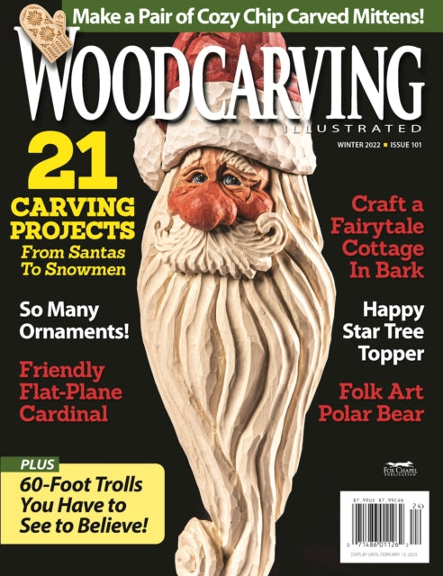 Book cover of: Woodcarving Illustrated Issue 101 Winter 2022