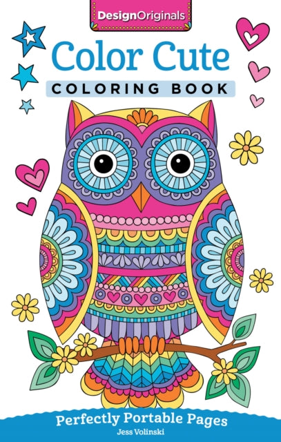Color Cute Coloring Book, Perfectly Portable Pages 9781497202382 Jess Volinski