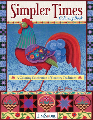 Simpler Times Coloring Book