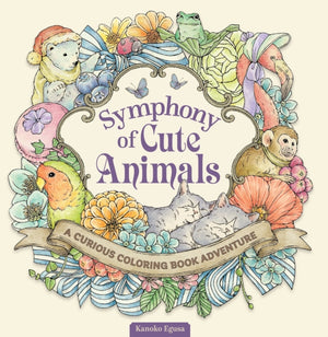 Symphony of Cute Animals, A Curious Coloring Book Adventure