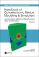 Book cover of: Handbook of Optoelectronic Device Modeling and Simulation. By: Joachim Piprek